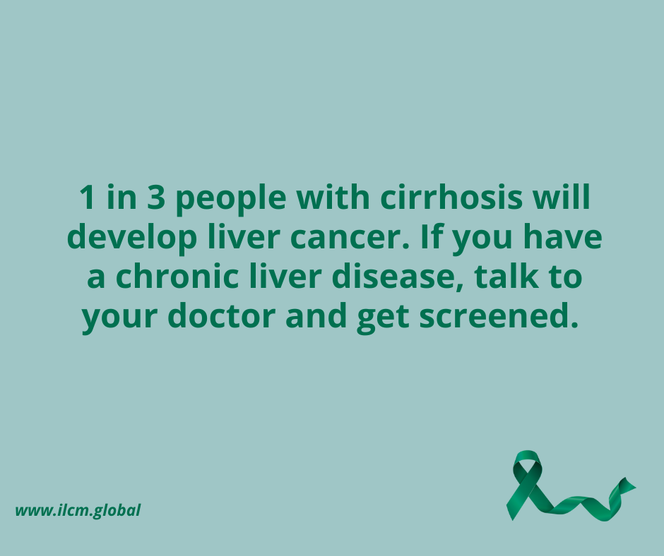 1 in 3 w cirrhosis develop liver cancer