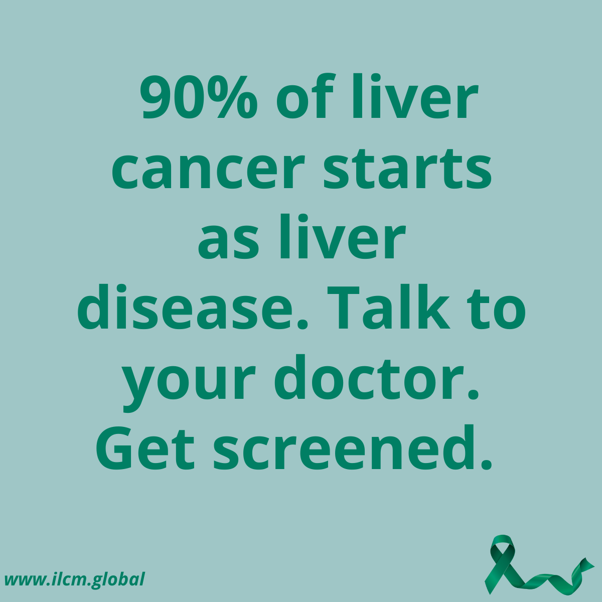90% liver cancer starts as liver disease