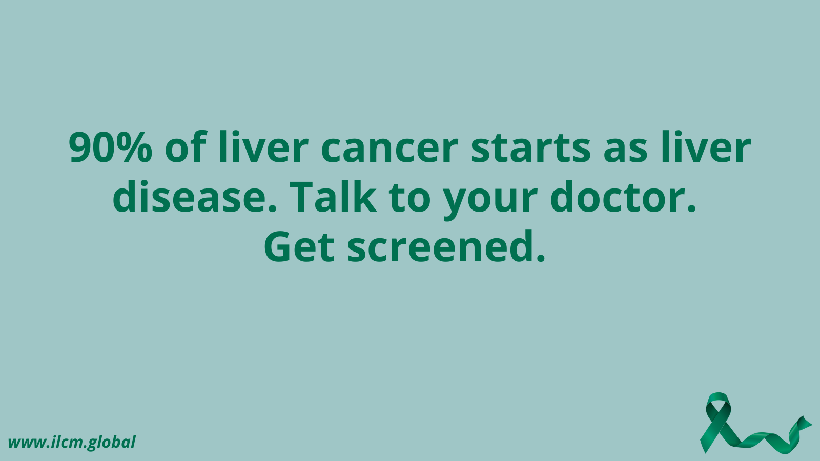 90% liver cancer starts as liver disease